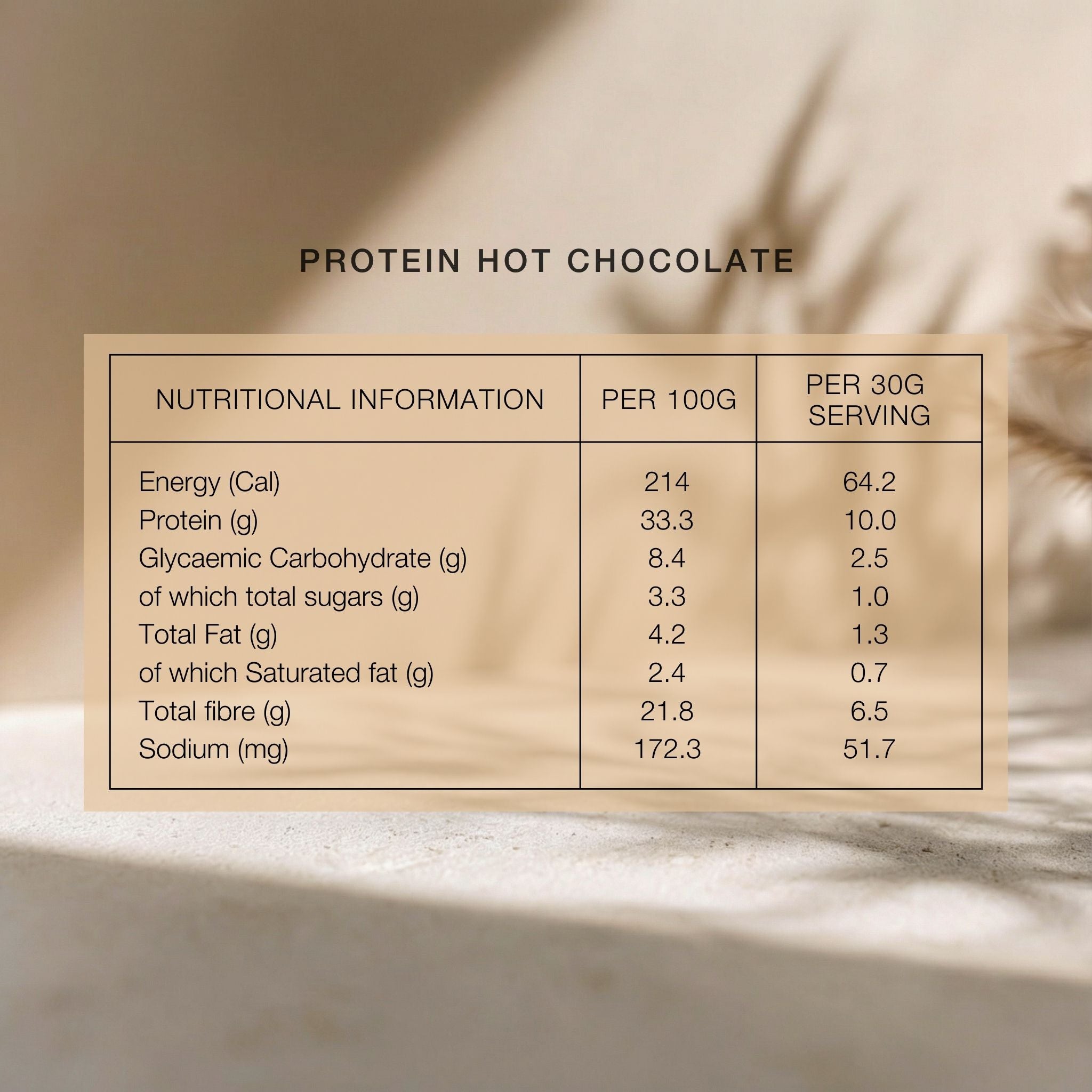 Protein Hot Chocolate